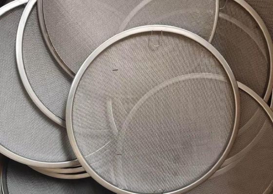 50mesh 0.3m m malla de alambre tejida ranura, resistencia a la corrosión tejida del filtro de malla de alambre