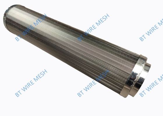 304 Ss Thread Joint 0.35mm Slot Johnson Screen Pipe For Water Filter